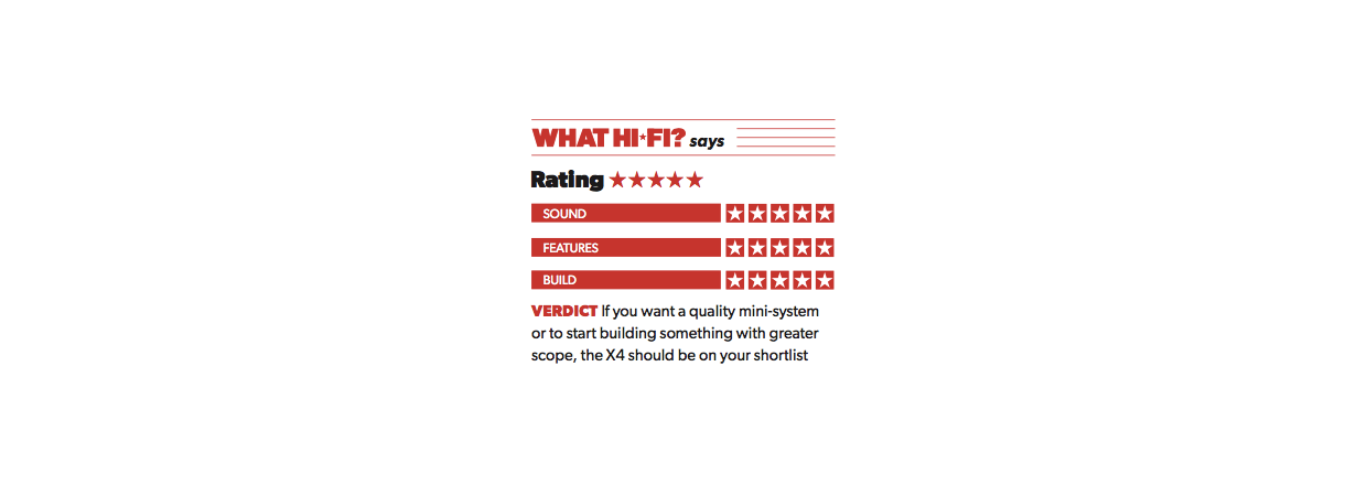 What Hifi says: 5 out of 5 stars in all aspects